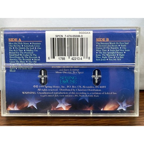 Bill & Gloria Gaither Kennedy Center Homecoming Cassette Tape Christian 1999 - Picture 3 of 4